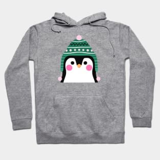 Penguin in Winter Tuque Hoodie